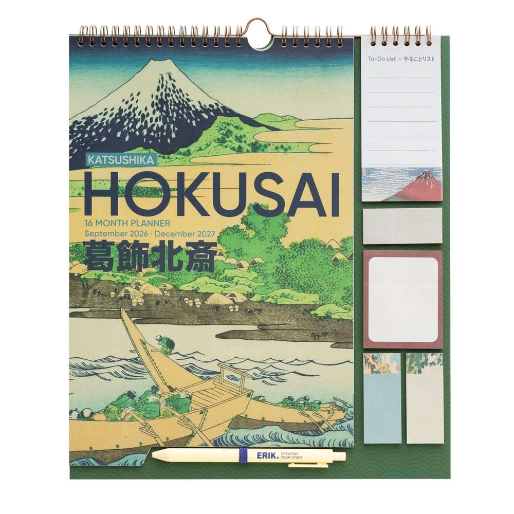 Grupo Erik - Hokusai 2026/2027 Planer/Organisator - Mehrfarben